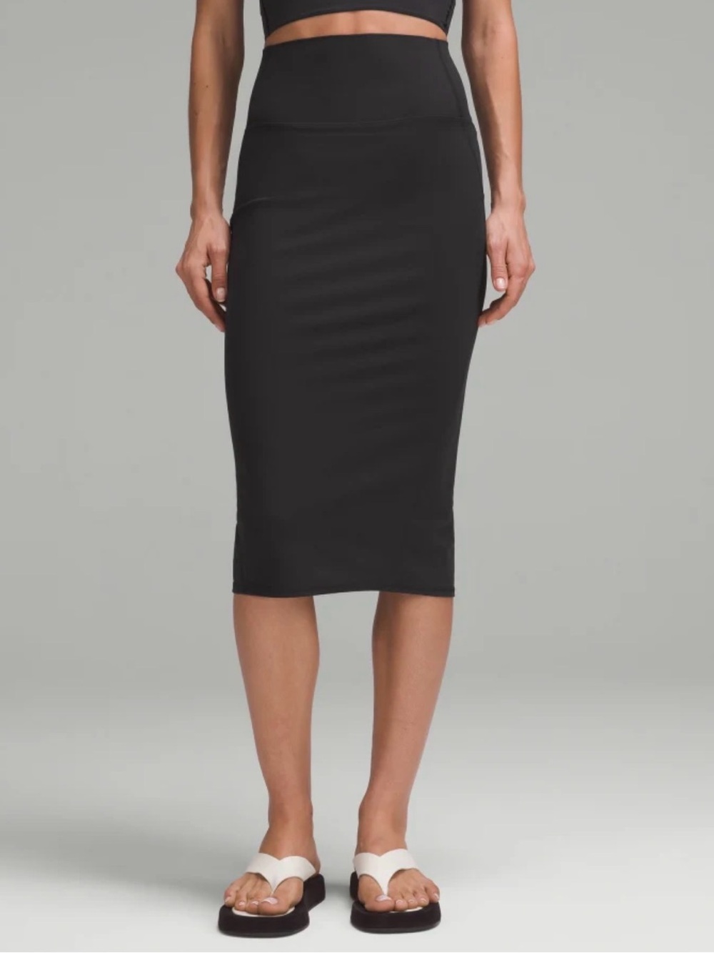 NWOT lululemon Nulu Slim Fit Pencil Skirt - Sleek Stretch Fit w/slit 8